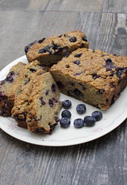 Vegan Lemon Blueberry Bread