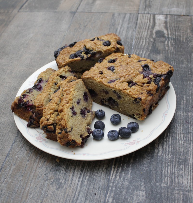 Vegan Lemon Blueberry Bread